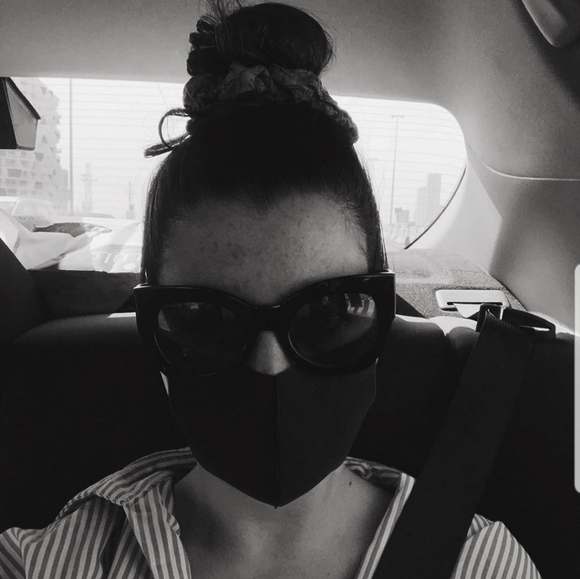 Black Reusable Fashion Face Cover - Picture 6 of 8